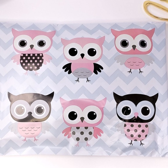 25 10X13 Owl Chevron Poly Mailers PRICE IS FIRM - Picture 7 of 7